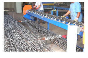  Production of reinforcement cages at a stand-alone mesh bending station  