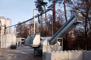  Die Bibko Umwelt- und Reinigungstechnik GmbH lieferte ein neues Recyclingsystem mit Stahlbecken an die Betonwerk Mörfelden GmbH 