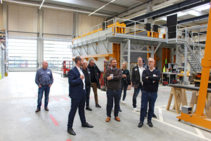  The grand opening of the new Brüninghoff precast plant took place on 30 March in Heiden – including a tour of the production plant 