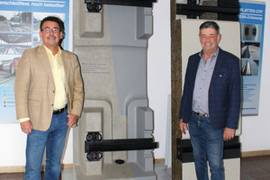  Kürzlich begrüßte BFL-Geschäftsführer Hermann Stenzhorn (rechts) BFT-Chef-redakteur Silvio Schade in Lauchhammer  