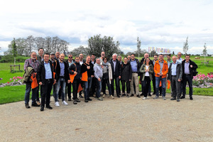  Abgerundet wurde die diesjährige Mitgliederversammlung der Info-b mit einer Exkursion über das Gelände der BUGA 2023 in Mannheim 