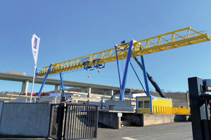  Turn old into new: Teichmann Krane modernized this Wenker gantry crane built in 1971 in record-breaking seven weeks 