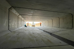  The storage sewer has a storage volume of a total of approx. 700 m³ 