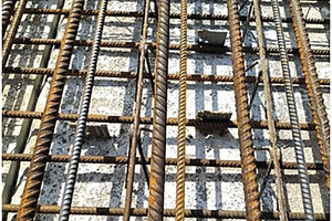  Abb. 15: Verlegung der Bewehrungen ohne Behinderungen durch die L-Bleche 