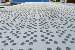  Concrete surfaces can be given an unusual design with NOEplast 