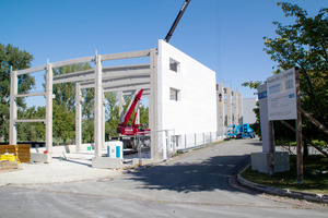  Neubau des Recycling-Technikums: der Versuchshalle für Baustoffrecycling am IAB Weimar 