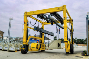  Bespoke straddle carrier for bespoke drainage solutions by Combilift 