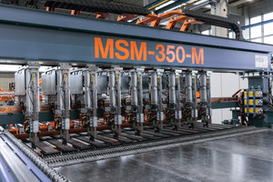  MSM-M welding portal with 6 or 9 welding heads possible 