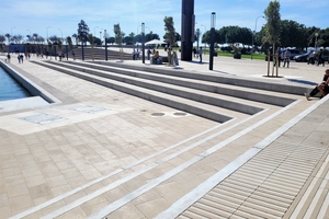  Redesign of Parc de la Mar in Palma de Mallorca with pavers of high-strength concrete from Paviments Lloseta  