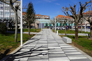  Projektspezifische Pflastersteine von Cerámica Campo in Portonovo (Pontevedra)  