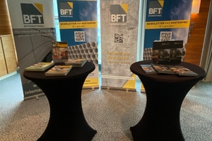  … und vom Medienpartner Bauverlag mit der BFT International 