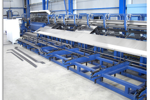  Syntheton straightening and double bending machine up to 25mm with automatic chain pocket sorting system 