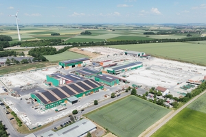  Bird‘s eye view of the Weber concrete plant in Ippesheim 