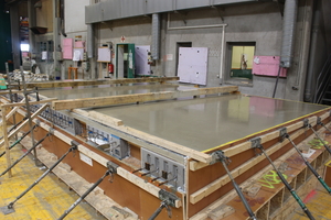  The product portfolio also includes precast balconies, here during curing ... 