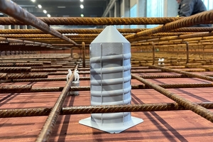  3D-printed recess formers with the formwork construction 