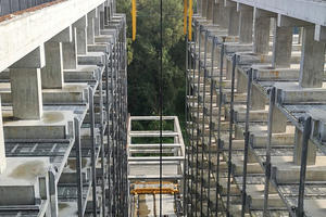  This state-of-the-art automated system to store and organize the elements before sending them to the construction sites  