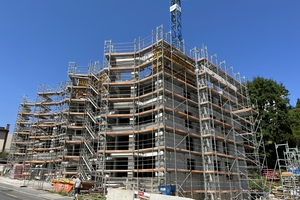  View of the shell construction site in June 2023 