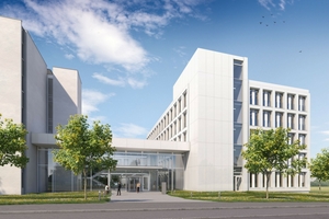  Auf dem Stuttgarter Wissenscampus entsteht mit dem W15 derzeit ein neues, modernes Bürogebäude  