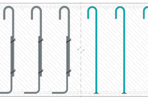  Comparison of conventional stirrup reinforcement and anchoring with PSB®-J Headed Anchors 