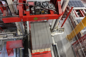  Creabeton is manufacturing a wide product range, here rectangular (left) and square (top right) concrete paving blocks, as an example 