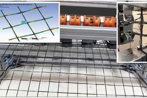  Fig. 1: High-strength reinforcement mats made of basalt fiber-reinforced polymer (BFRP) 