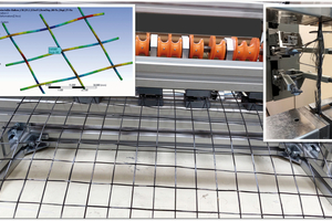  Abb. 1: Hochfeste Bewehrungsmatten aus basaltfaserverstärktem Kunststoff (BFRP) 