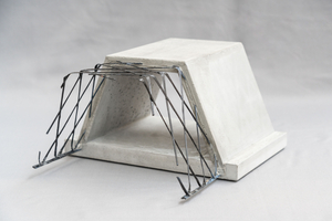  An alternative to steel lattice girder are textile mesh lattice girders of carbon reinforcement 