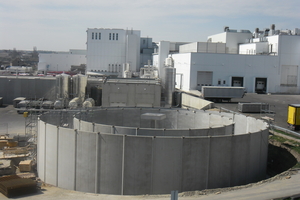  The Drössler company has distinguished itself as specialist in prestressed concrete tanks 