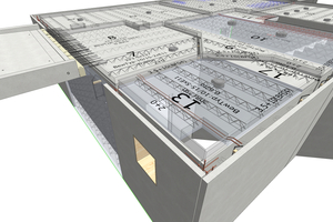  Strakon planning for double walls, floor slab elements, balconies and stairs in one model 