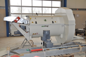  Ecofrog GmbH supplied an RE_X04Z residual concrete reclaimer with feeding wheel 