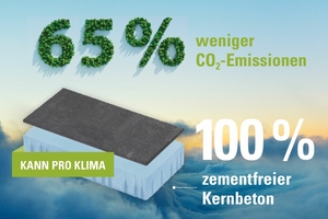  Für nahezu jeden Einsatzbereich: Der Klimastein Kann ProKlima besitzt einen 100 % zementfreien Kern und exzellente Materialeigenschaften 