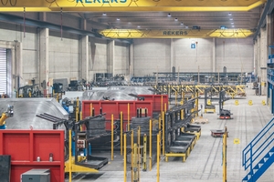  Three automatic stirrup benders including automated logistics were put into service at the Rekers headquarters in Spelle  