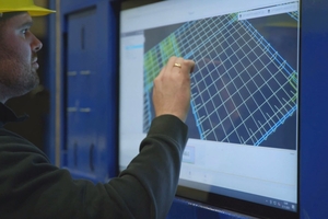  Display terminals make it easier for shop-floor staff to plan and monitor production while ensuring an almost paperless process  