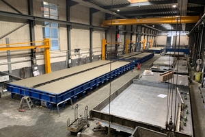  DS Elcobyg has purchased 3 new casting tables from Avermann – each table can cast two facade elements of 16 meters in height 