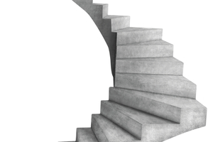  Eine bei Holcim Fertigteile produzierte - CO2-reduzierte - Treppe 