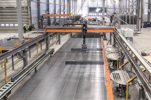  The Form Master shuttering and deshuttering robot even inserts the required small parts into the form in a fully automated process  