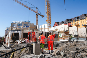  The Persikan residential project in Södermalm is being built with precast elements from the new Hallstahammar factory  
