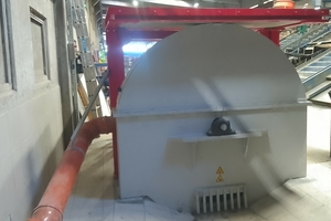  Fig. 2: Bucket wheel with wash place installed in the plant  