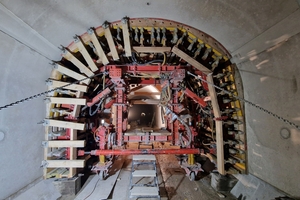  Tunnel formwork of Peri Switzerland for the service bays  
