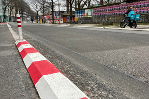  Roadway dividers on Revaler Street 