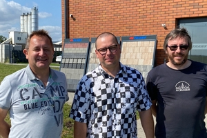  Richard Trappe (General Manager of HS-Anlagentechnik), Rafał Hewelt (General Manager of OL-Trans) and Marcin Nowakowski (General Manager of Animic, from left to right) are satisfied with the modernization measures 