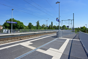 Abb. 2: Typisches Beispiel für einen modular aufgebauten Bahnsteig 