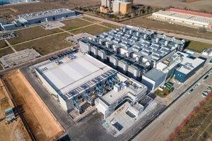  Fig. 03: Structural system and building shell of the computer center in Alcalá de Henares (Madrid) made of precast elements from Precon 