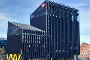  Fig. 05: Precast façade panels of reinforced concrete from Indagsa for the Centro Integral del Transporte in Madrid 