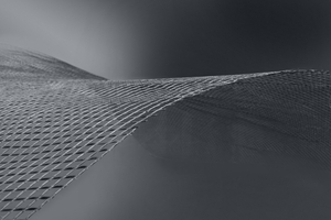  Abb. 5: Solidian Grid ist ein nichtmetallisches Bewehrungsgitter, dessen textile Gelege in Epoxidharz getränkt und ausgehärtet werden  