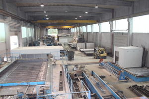  Blick in die Produktion bei Rudolf Griesmann Betonfertigteilwerk in Großröhrsdorf bei Dresden 