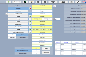  Input masks for Order Edit and Order Queue  