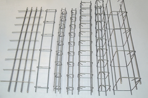  Typical cages produced with a “PLR COMPACT” and a mesh bender  