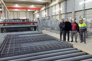  Der georgische Betonfertigteilhersteller Mega Holding hat die neu entwickelte Schweißanlage ERM-ECO des Maschinen- und Anlagenbauers EVG gekauft 