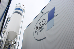 Erst kürzlich modernisierte A2C Préfa, führender französischer Betonfertigteilhersteller, seine Produktionstechnik im Werk Sivry-Courtry 